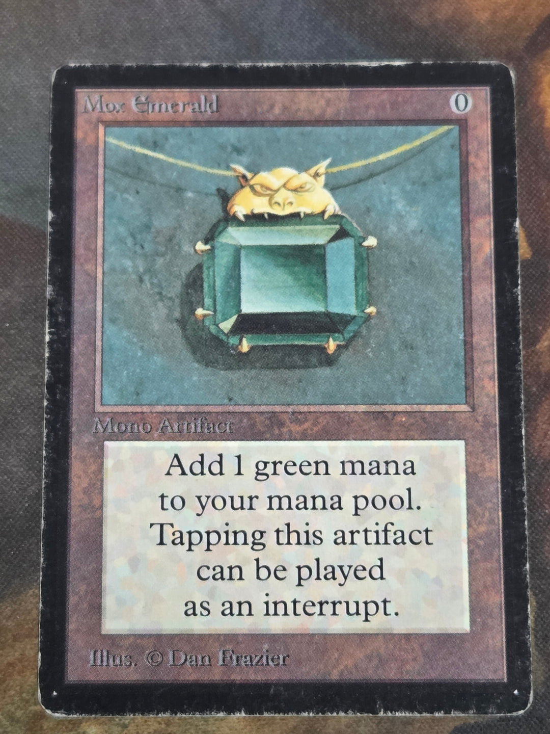 Mox Emerald (LEB-) - Limited Edition Beta (Heavy Play) (See scan)