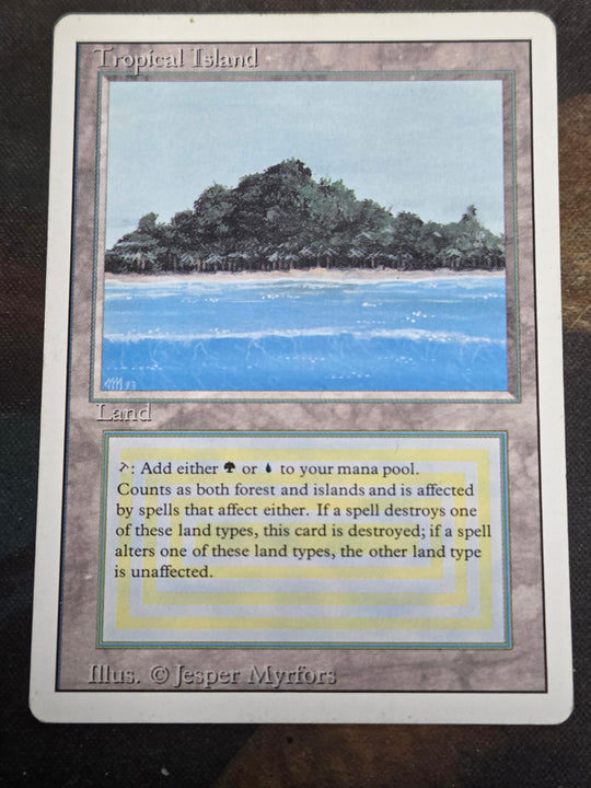 Tropical Island (3ED-) - Revised Edition (See Scan) (A)