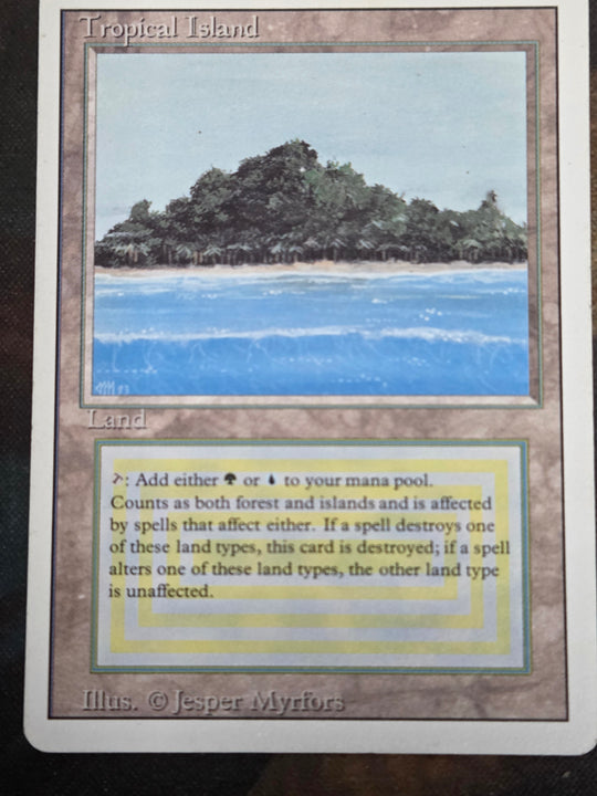 Tropical Island (3ED-) - Revised Edition (See Scan) (B)