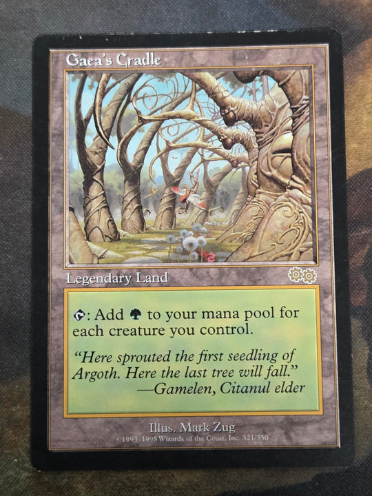 Gaea's Cradle (USG-321) - Urza's Saga (Played See Pictures)