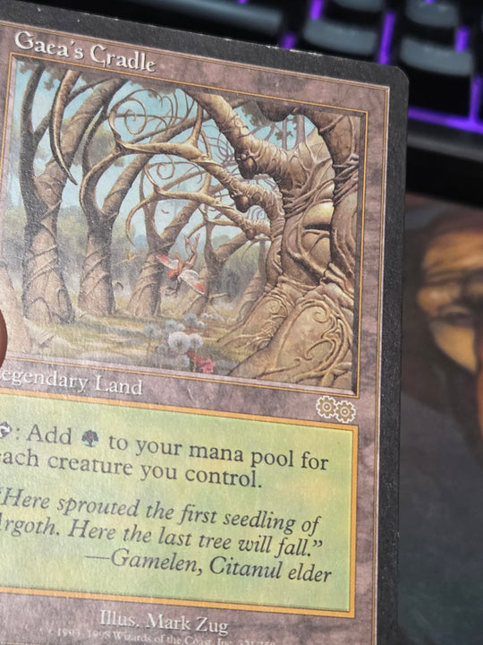 Gaea's Cradle (USG-321) - Urza's Saga (Played See Pictures)