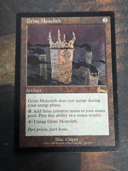 Grim Monolith (ULG-126) - Urza's Legacy (See Picture)(C)