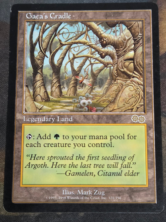 Gaea's Cradle (USG-321) - Urza's Saga (Played See Pictures) (B)