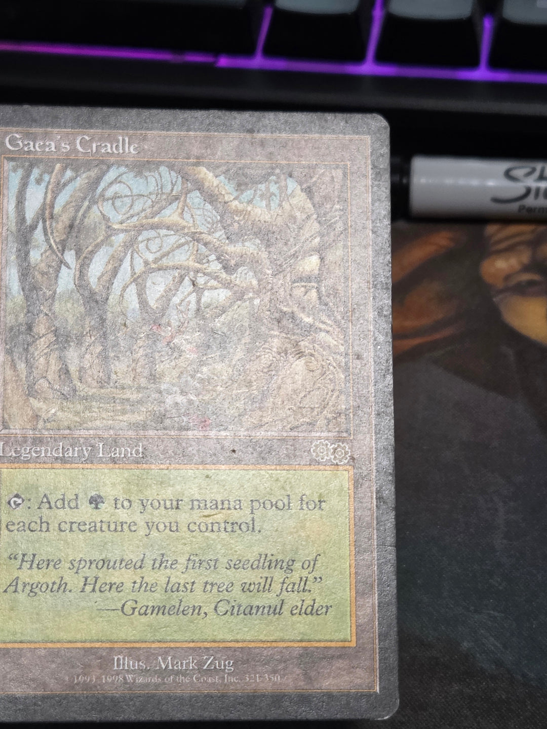 Gaea's Cradle (USG-321) - Urza's Saga (Played See Pictures) (B)