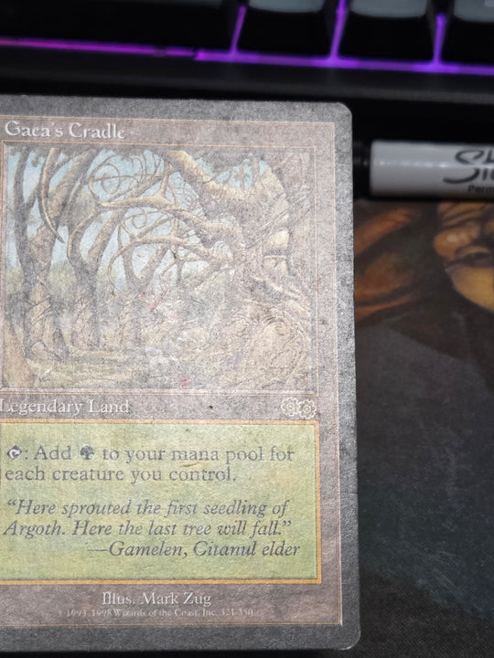 Gaea's Cradle (USG-321) - Urza's Saga (Played See Pictures) (B)