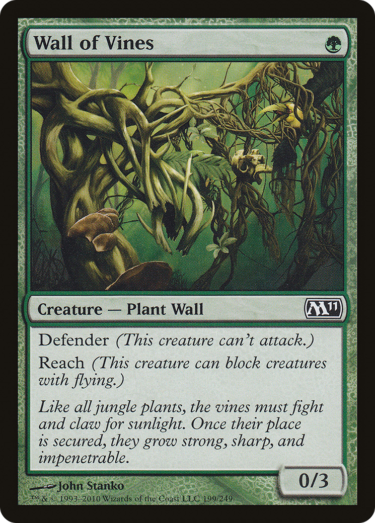 Wall of Vines (M11-199) - Magic 2011