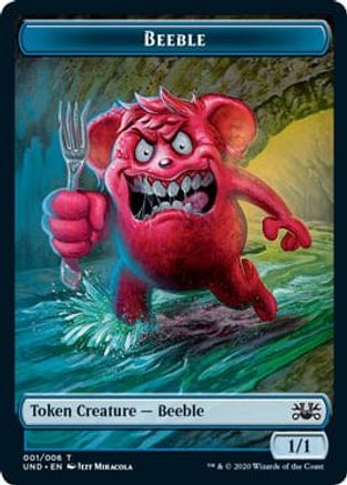 Beeble // Dragon Double-sided Token (UND-) - Unsanctioned