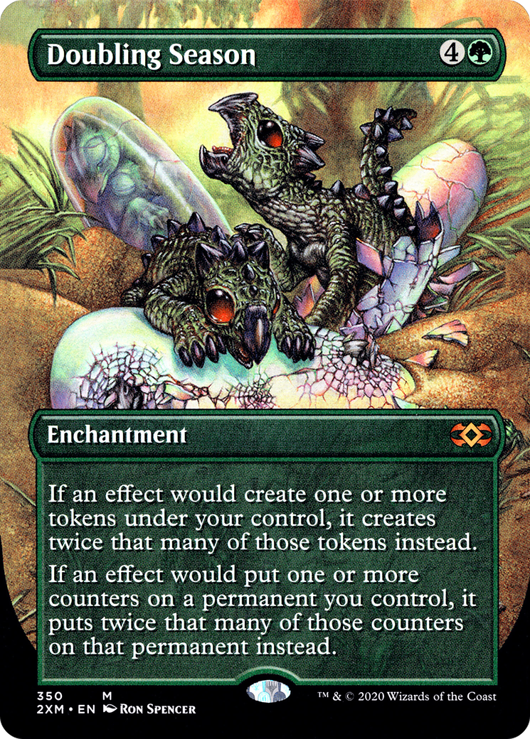 Doubling Season (Borderless) (2XM-350) - Double Masters