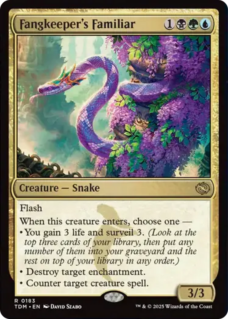 Fangkeeper's Familiar [Tarkir: Dragonstorm] | The CG Realm