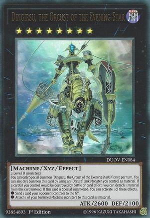 Dingirsu, the Orcust of the Evening Star (DUOV-EN084) - Duel Overload 1st Edition