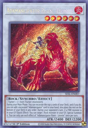 Adamancipator Risen - Leonite (SESL-EN007) - Secret Slayers 1st Edition
