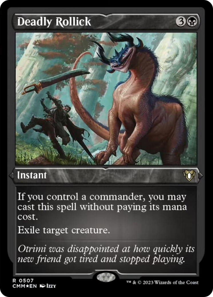 Deadly Rollick (Foil Etched) [Commander Masters] | The CG Realm