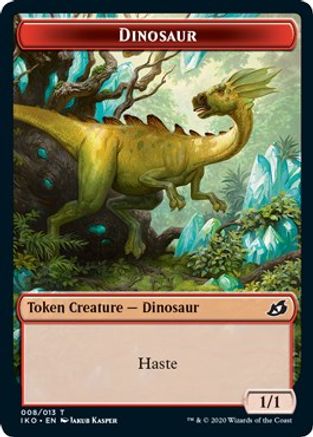 Dinosaur Token (IKO-008) - Ikoria: Lair of Behemoths