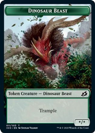 Dinosaur Beast Token (IKO-011) - Ikoria: Lair of Behemoths