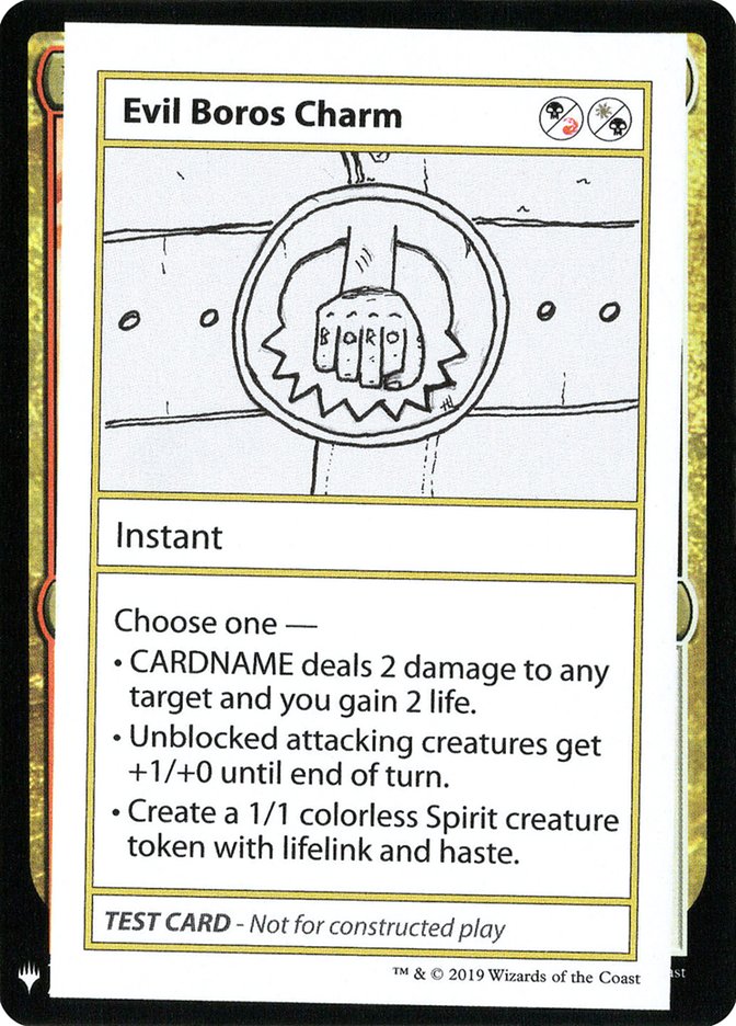 Evil Boros Charm [Mystery Booster Playtest Cards] | The CG Realm