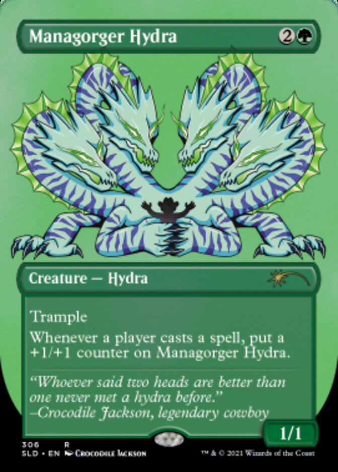 Managorger Hydra (Borderless) (Foil Etched) [Secret Lair Drop Series] | The CG Realm