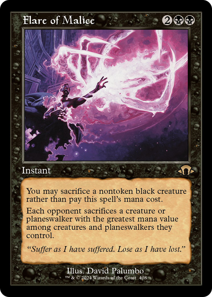 Flare of Malice (Retro) [Modern Horizons 3] | The CG Realm