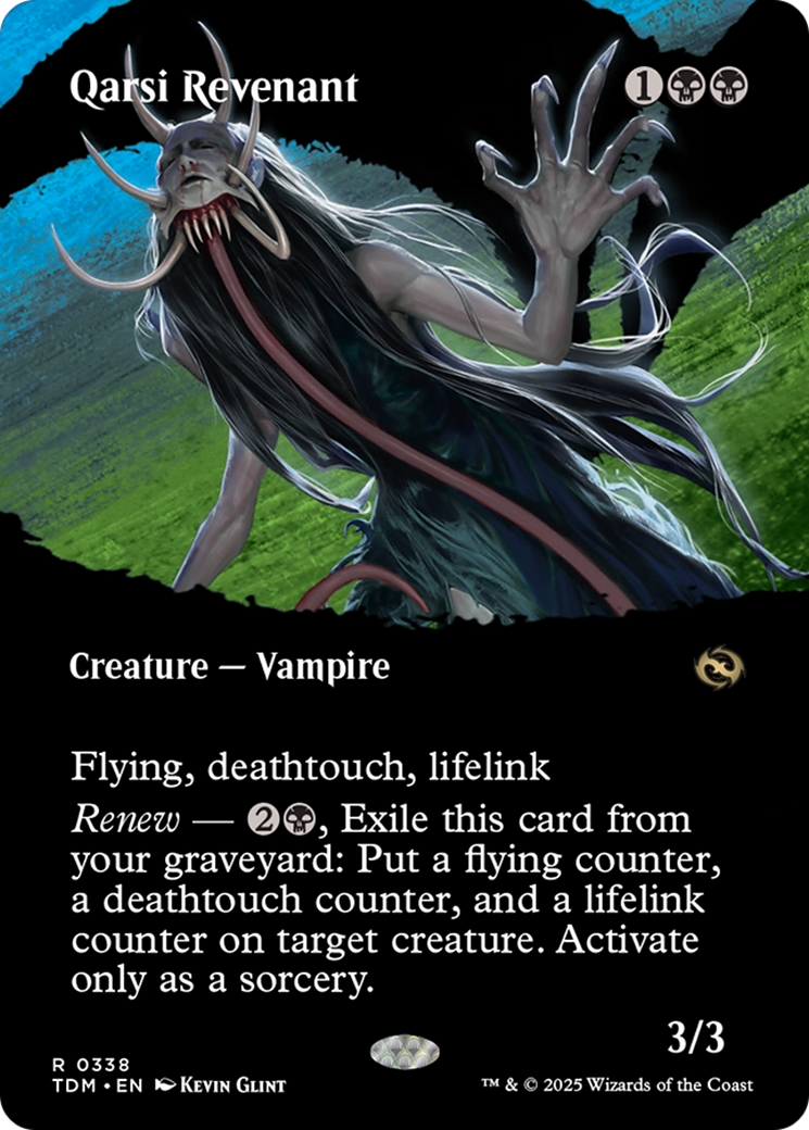 Qarsi Revenant (Borderless) [Tarkir: Dragonstorm] | The CG Realm