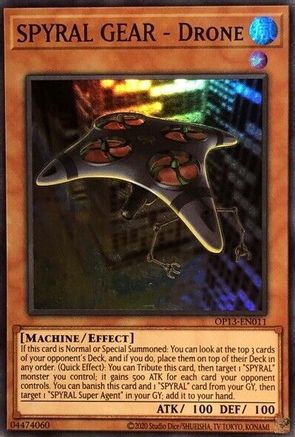 SPYRAL GEAR - Drone (OP13-EN011) - OTS Tournament Pack 13 Unlimited