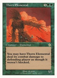Thorn Elemental (Oversized) [Oversize Cards] | The CG Realm