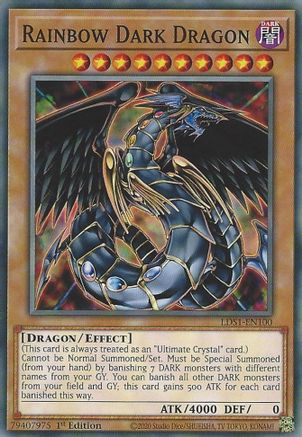 Rainbow Dark Dragon (LDS1-EN100) - Legendary Duelists: Season 1 1st Edition