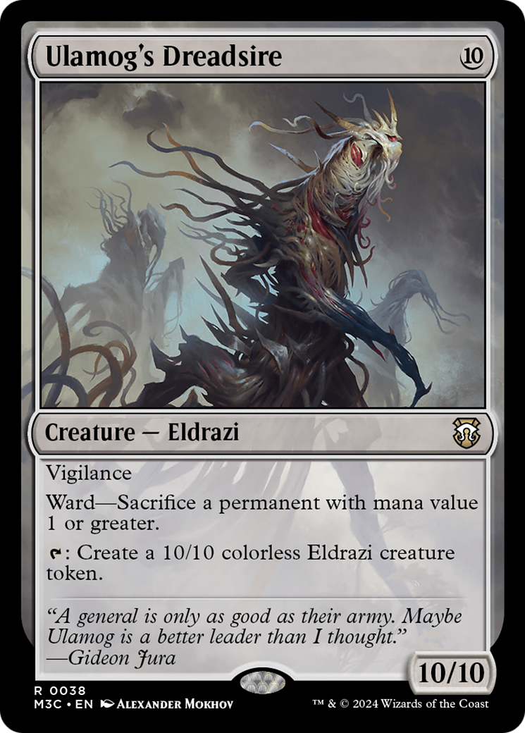Ulamog's Dreadsire (Ripple Foil) [Modern Horizons 3 Commander] | The CG Realm