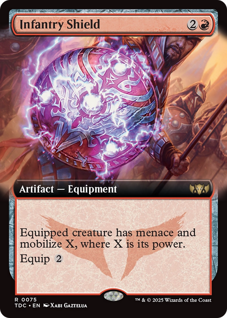 Infantry Shield (Extended Art) [Tarkir: Dragonstorm Commander] | The CG Realm