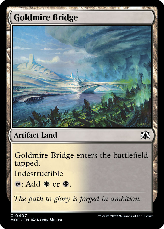 Goldmire Bridge [March of the Machine Commander] | The CG Realm