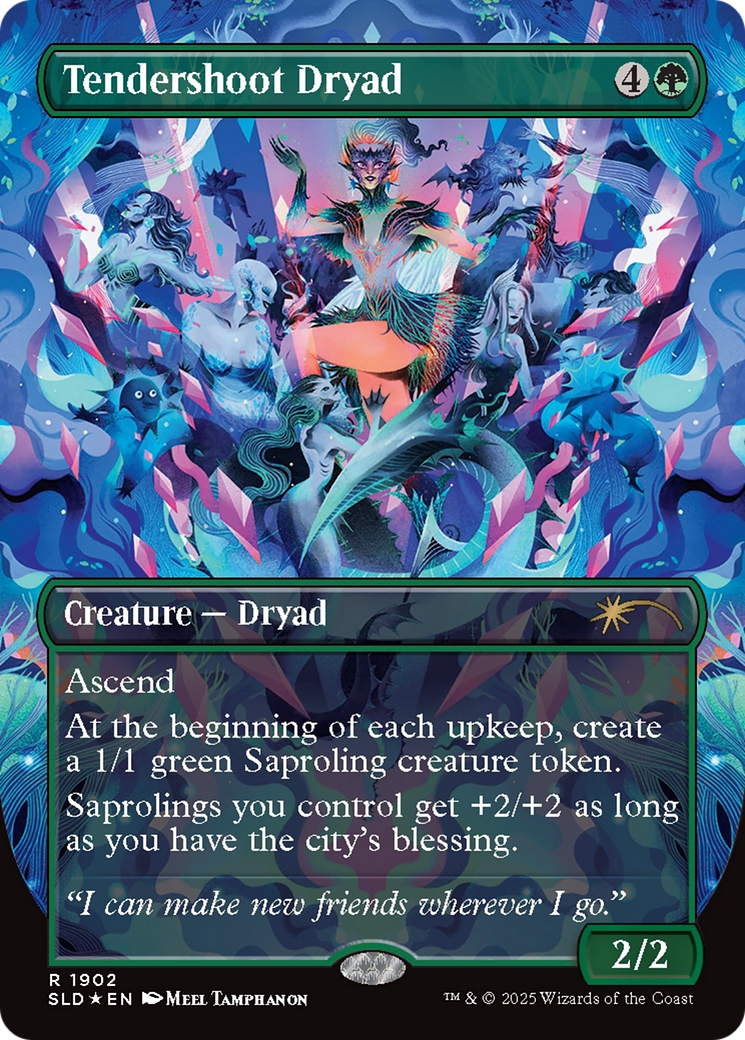 Tendershoot Dryad (Double Rainbow Foil) [Secret Lair Drop Series] | The CG Realm