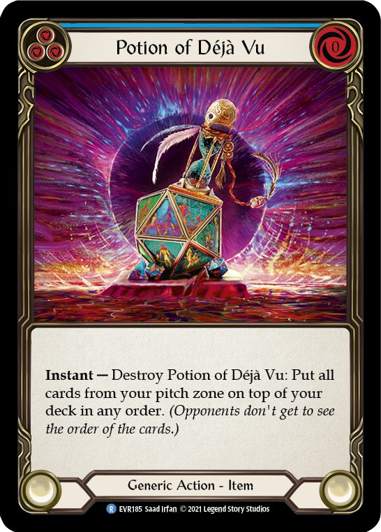 Potion of Deja Vu [EVR185] (Everfest)  1st Edition Cold Foil | The CG Realm