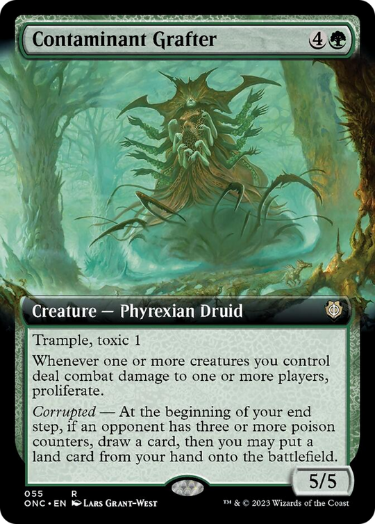 Contaminant Grafter (Extended Art) (ONC-055) - Phyrexia: All Will Be One Commander: (Extended Art)