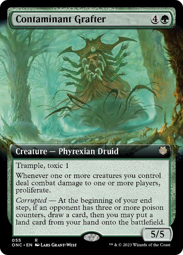 Contaminant Grafter (Extended Art) (ONC-055) - Phyrexia: All Will Be One Commander: (Extended Art)