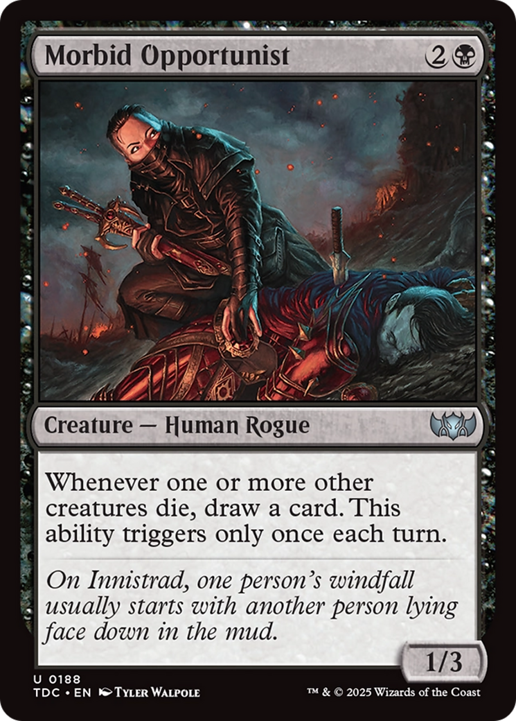Morbid Opportunist [Tarkir: Dragonstorm Commander] | The CG Realm