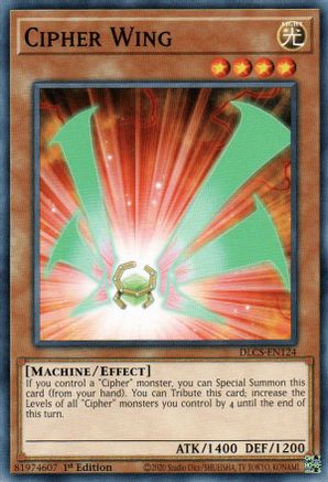 Cipher Wing (DLCS-EN124) - Dragons of Legend: The Complete Series 1st Edition