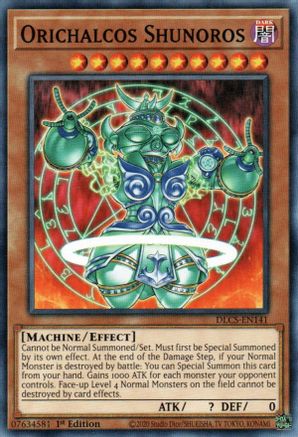 Orichalcos Shunoros (DLCS-EN141) - Dragons of Legend: The Complete Series 1st Edition
