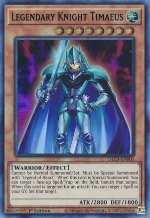 Legendary Knight Timaeus (Green) (DLCS-EN001) - Dragons of Legend: The Complete Series 1st Edition