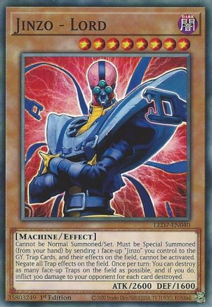 Jinzo - Lord (LED7-EN040) - Legendary Duelists: Rage of Ra Unlimited