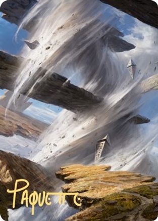 Plains Art Card (8/81) (Gold-Stamped Signature) (ASZNR-008) - Art Series: Zendikar Rising