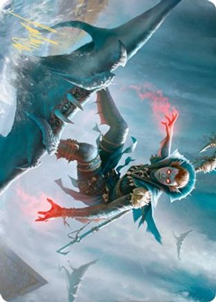 Umara Mystic Art Card (Gold-Stamped Signature) (ASZNR-080) - Art Series: Zendikar Rising