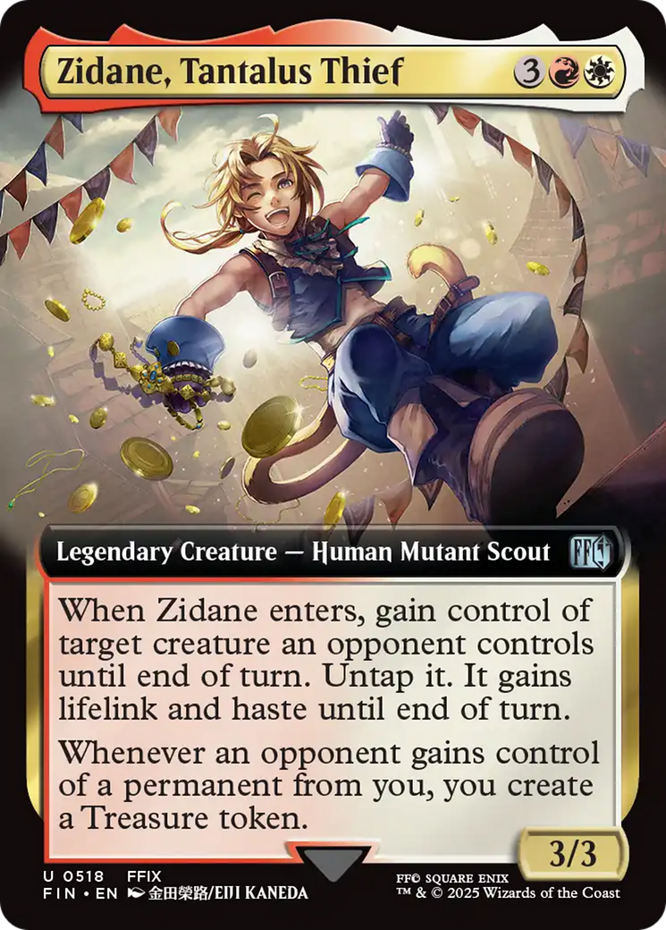 Zidane, Tantalus Thief (Extended Art) [FINAL FANTASY] | The CG Realm