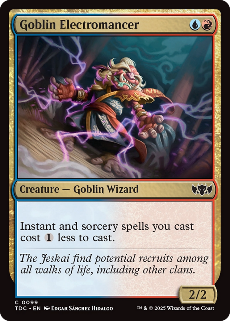 Goblin Electromancer [Tarkir: Dragonstorm Commander] | The CG Realm