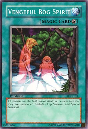 Vengeful Bog Spirit (LON-103) - Labyrinth of Nightmare Unlimited