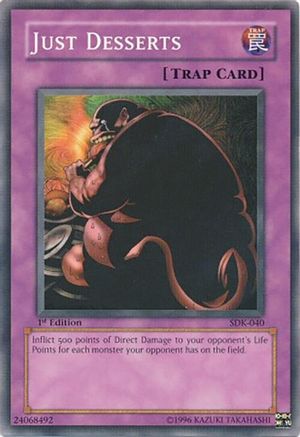 Just Desserts (SDK-040) - Starter Deck: Kaiba Unlimited