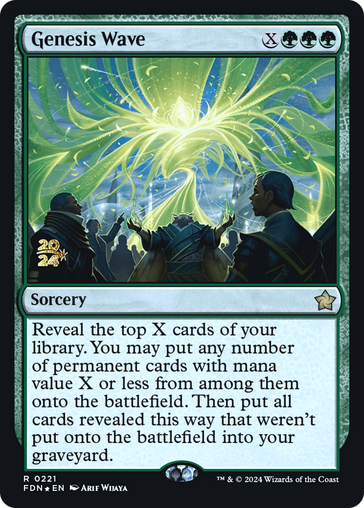 Genesis Wave (PRE-221) - Prerelease Cards Foil