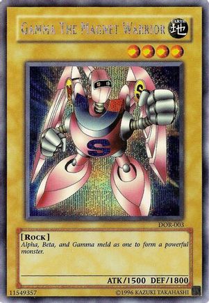 Gamma the Magnet Warrior (DOR-003) - Duelist of the Roses Unlimited