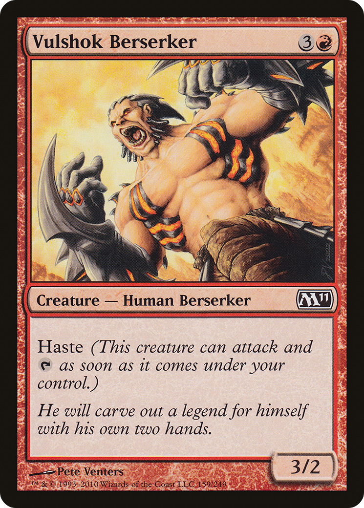 Vulshok Berserker (M11-159) - Magic 2011