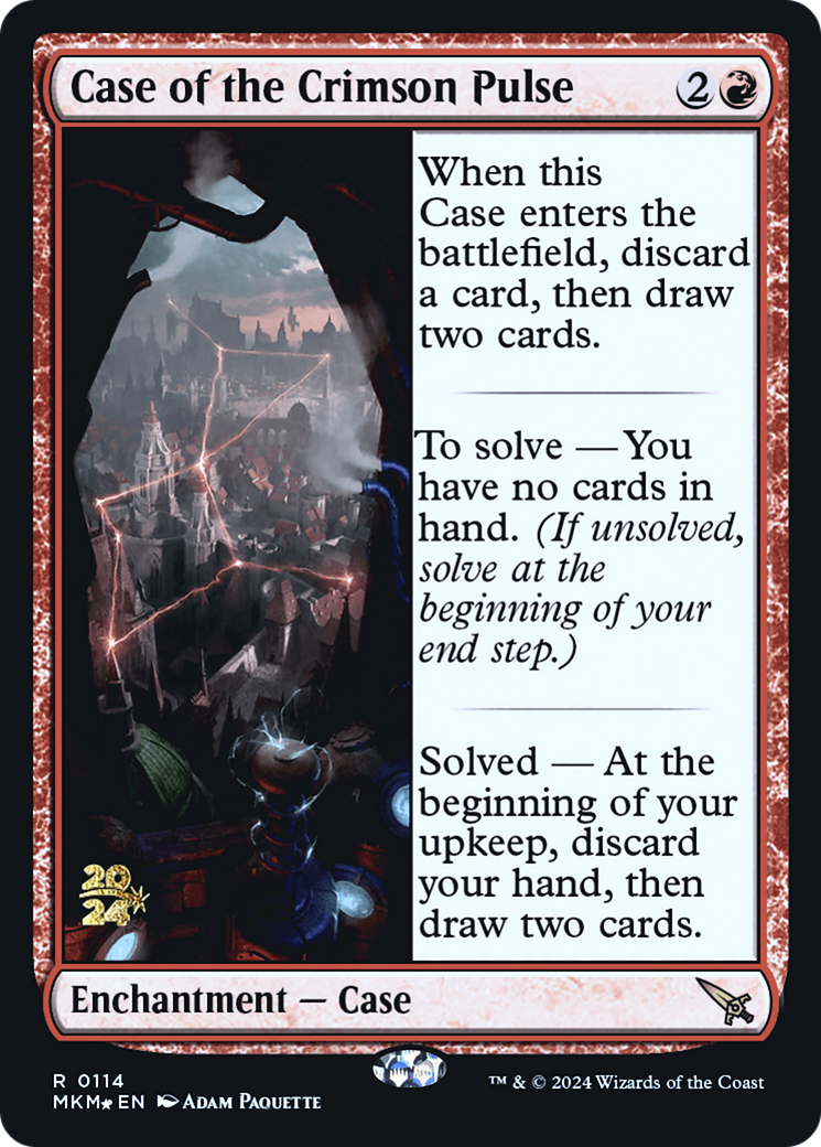 Case of the Crimson Pulse [Murders at Karlov Manor Prerelease Promos] | The CG Realm