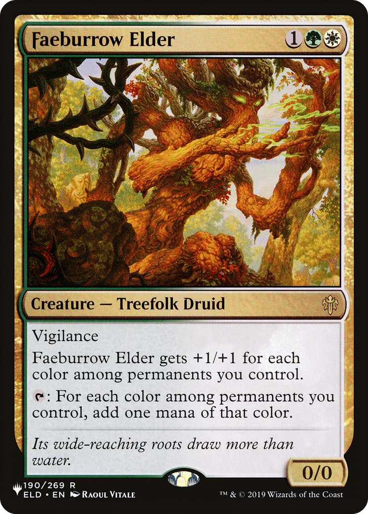 Faeburrow Elder [The List] | The CG Realm
