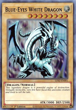 Blue-Eyes White Dragon (Purple) (LDS2-EN001) - Legendary Duelists: Season 2 1st Edition