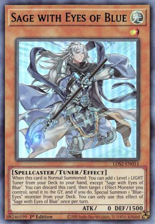 Sage with Eyes of Blue (Green) (LDS2-EN011) - Legendary Duelists: Season 2 1st Edition